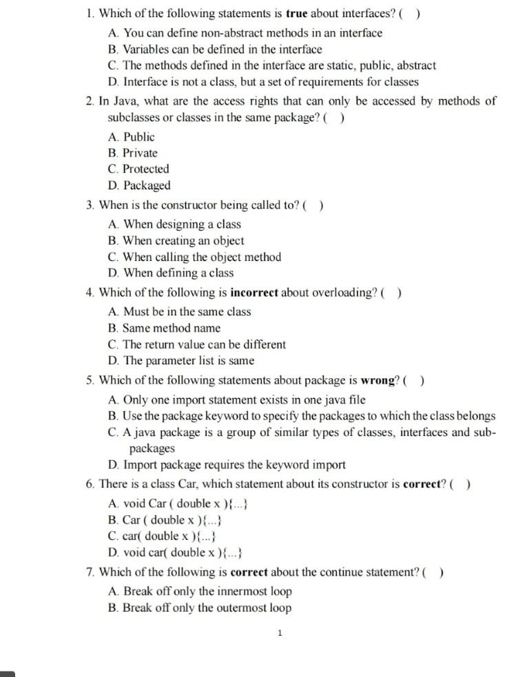 System Out Println N A 7 B 6 C 8 D N 27 Given That Int A New Int 100 Which Of The Following Array Element 6