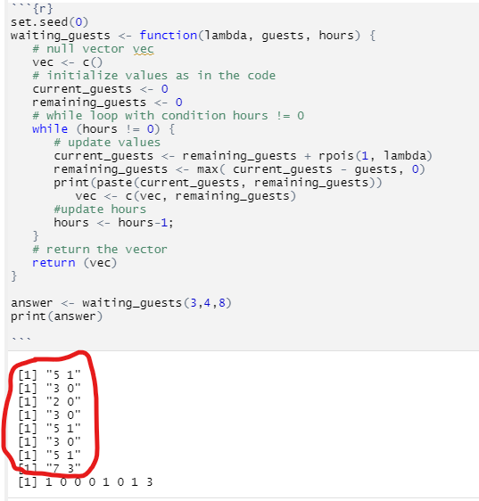 Adjust The Following R Code So It Removes The Output Circled In Red 1