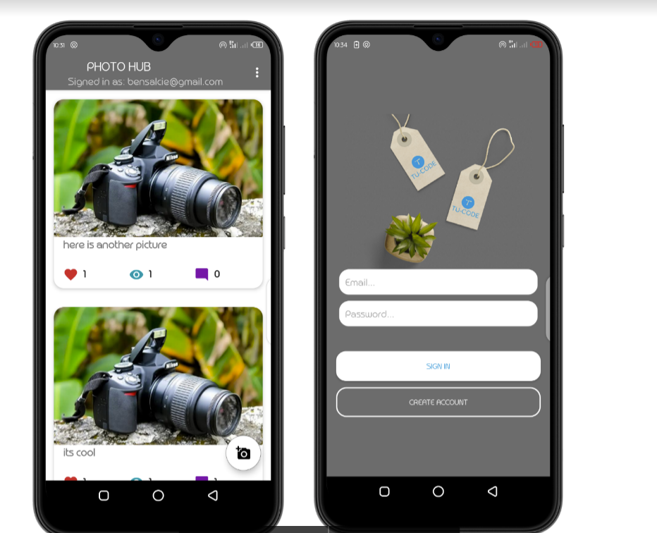 Create A Full Photo Blog Android App Like Instagram That Will Help You To Share Favorite Photos With Your Friends Your 1