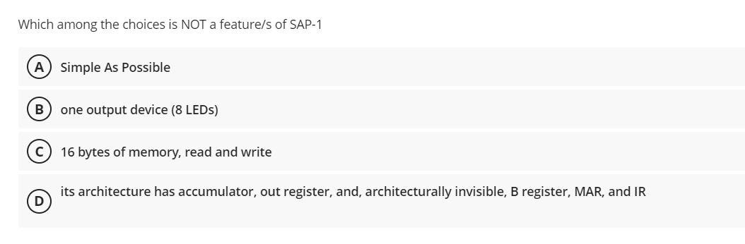 Topic Computer Architecture 1
