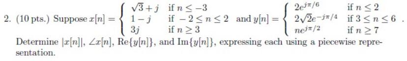 3 J 2 10 Pts Suppose X N 1 J If N 3 If 2 N 2 And Y N If N 3 2e 6 If N 2 2 2e J 4 If 3 N 6 I 1