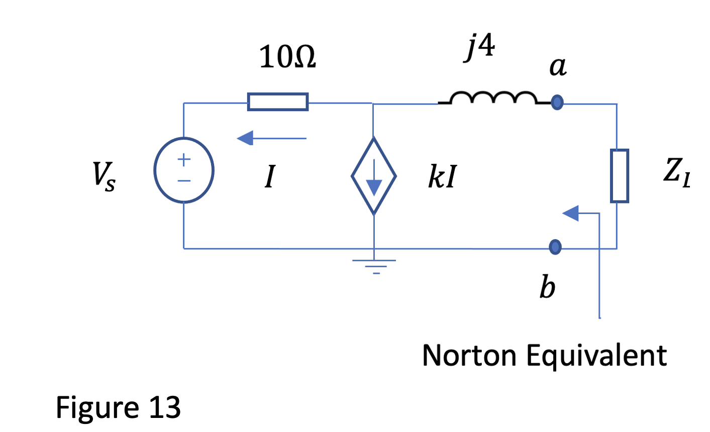 The Circuit In Figure 13 Operates At Frequencyin Steady State Condition The Phasor Of The Input Voltage Vs Is A 1