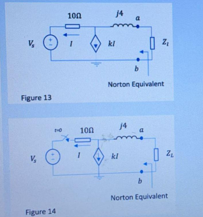 And K 0 6 The Circuit In Figure 13 Operates At Frequency 10 Rud Sec In Steady State Condition The Phasor Of The Inpu 2