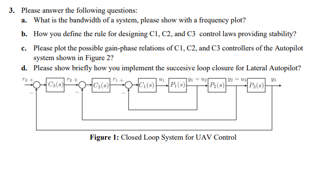 3 Please Answer The Following Questions A What Is The Bandwidth Of A System Please Show With A Frequency Plot B Ho 1