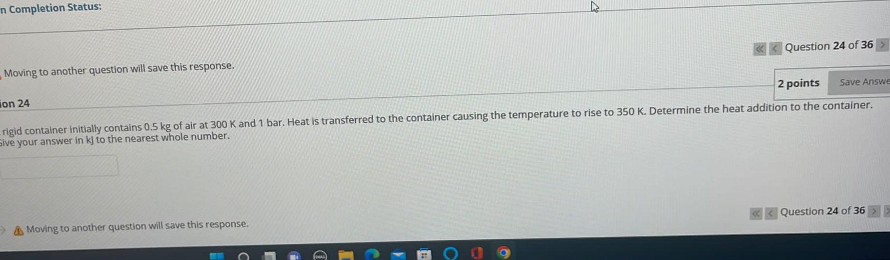 4 N Completion Status Moving To Another Question Will Save This Response Question 24 Of 36 On 24 2 Points Save Answe 1