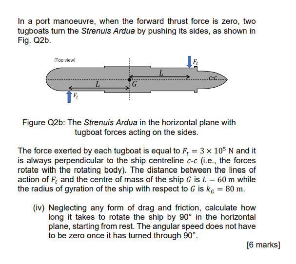 2 The Strenuis Ardua Is Intended To Have A Mass M 100 106 Kg And Be Propelled Forward By A Constant Force F 106 N 2