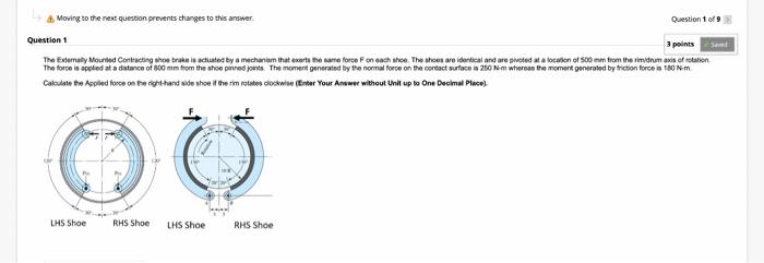 Moving To The Next Question Prevents Changes To This Answer Question 1 Of 9 Question 1 3 Points Sam The Externally Moun 1