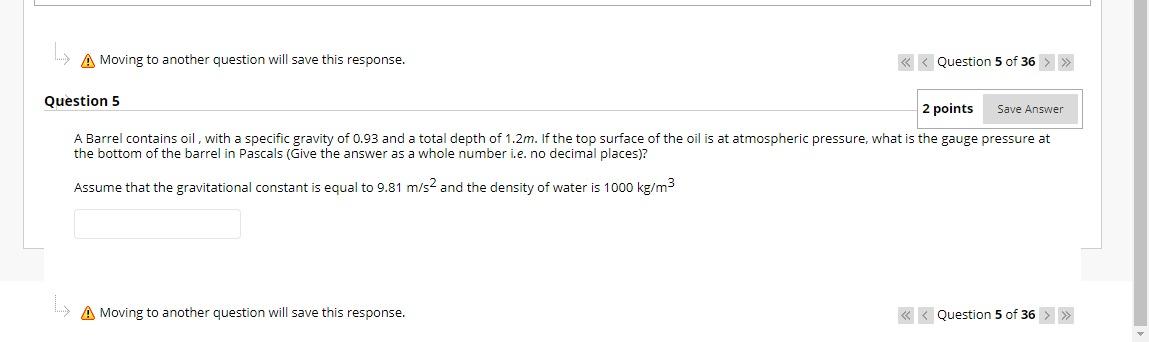 A Moving To Another Question Will Save This Response Question 5 Of 36 Question 5 2 Points Save Answer A Barrel Co 1