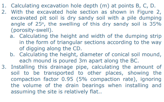 A Network Of Rainwater Drainage Pipes From Point A To Point D As Shown In Figure 1 With Slope I 0 003 Drainage Pipes 2