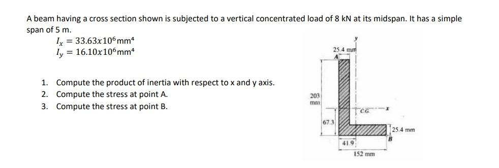 Steel And Timbed Design Beams Bending In Both Axis I Need Help Again Asap 1
