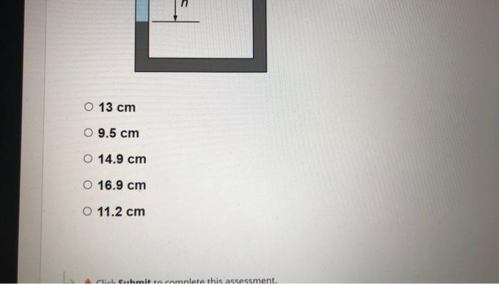 Question Completion Status Question 3 10 Points Save Answer In The Figure Below Water Flows In The Orifice And Mercury 2
