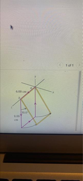 The Angular Loop Of Wire Shown In The Figure 1 Mass Of 0 17 G Per Sentimeter Of Length And Abode Ondes Axis The Int 8 10