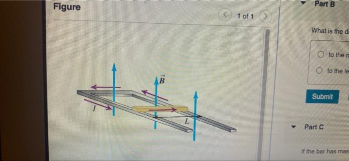 Problem 27 50 Acenduding Bar With Mass And Length Sides Over Honeontal That Are Connected To A Vagn Sou The Voltage Sour 11