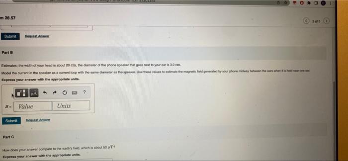 Problem 28 57 Part A Estimate The Transmission Power P Of The Cell Phone Is About 1 5 W A Typical Cell Phone Battery So 5