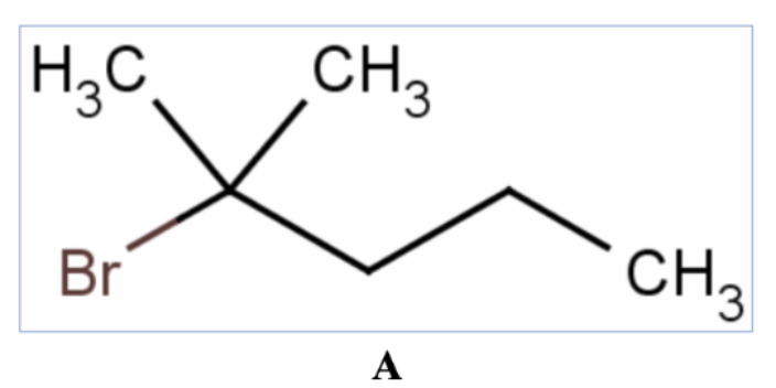 Oh Br Ch3 A Ch 3 E Write Equations Showing The Two Substitution Products Obtained When A Reacts With Ethanolic Naoh I 1
