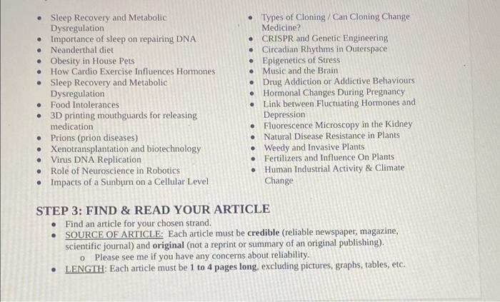 Overview Our Culminating Task For The Course Will Revisit Some Of The Learning Done Throughout The Course The Strands W 2