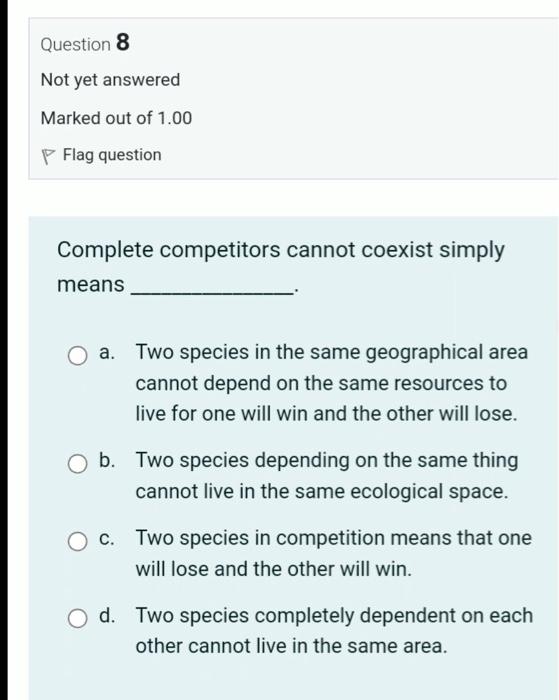 Question 7 Not Yet Answered Marked Out Of 1 00 P Flag Question An Area Of Sugar Cane In Which All Sugar Cane Has Been Cl 2