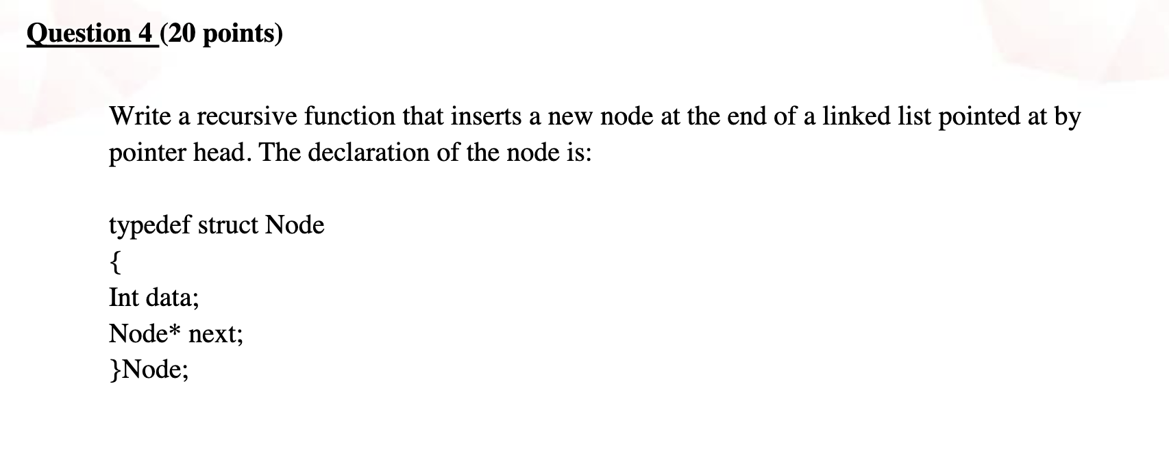 It S Data Structures Course In C Language Please Thank You In Advance 1