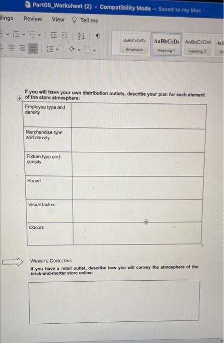 Abbcebe Llll Emphasis Aabbccdol Heading 2 Heading 1 Part 5 Distribution Decisions Worksheet Method Preferred Distr 5