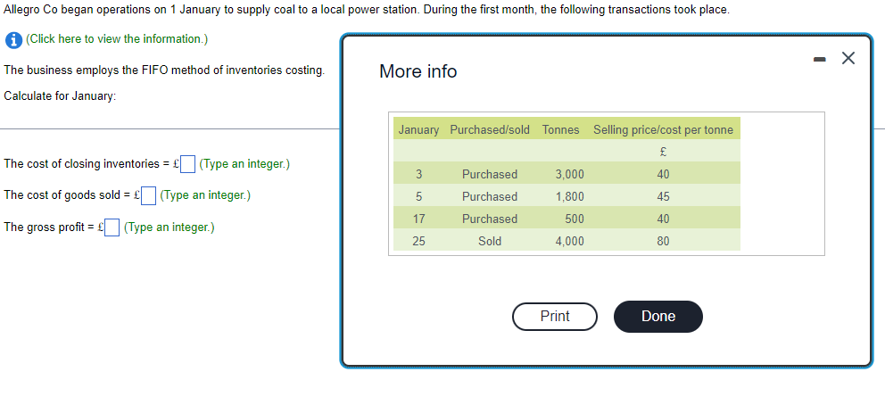 Allegro Co Began Operations On 1 January To Supply Coal To A Local Power Station During The First Month The Following 1