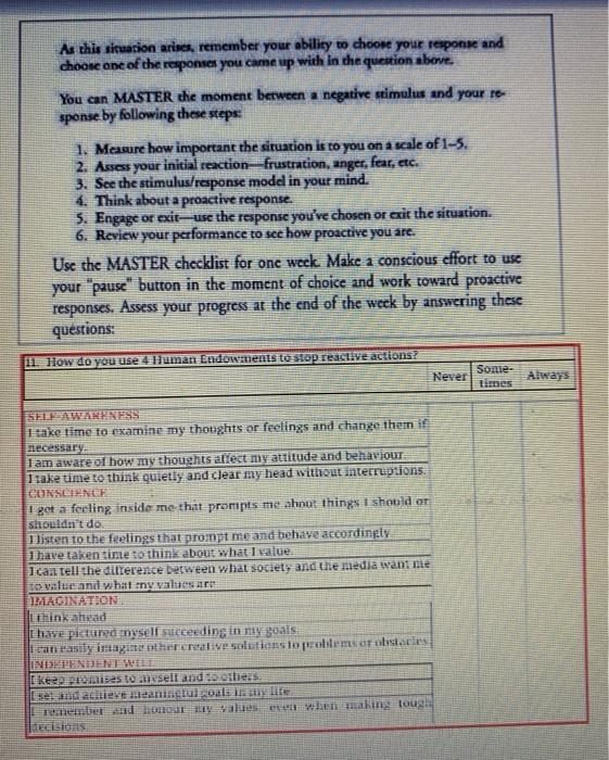 Casestudy Regarding Self Management Please Solve It 7