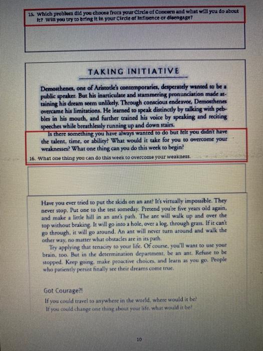 Casestudy Regarding Self Management Please Solve It 11