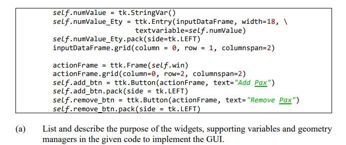 Develop Gui For An Application Based On User Requirements The Gui Maintains A Tour Group Size Which Is Initially Set T 3