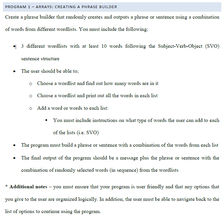 Kindly Refer To The Below Screenshot And Create The Java Program As Instructed Please Read All The Requirements Careful 1