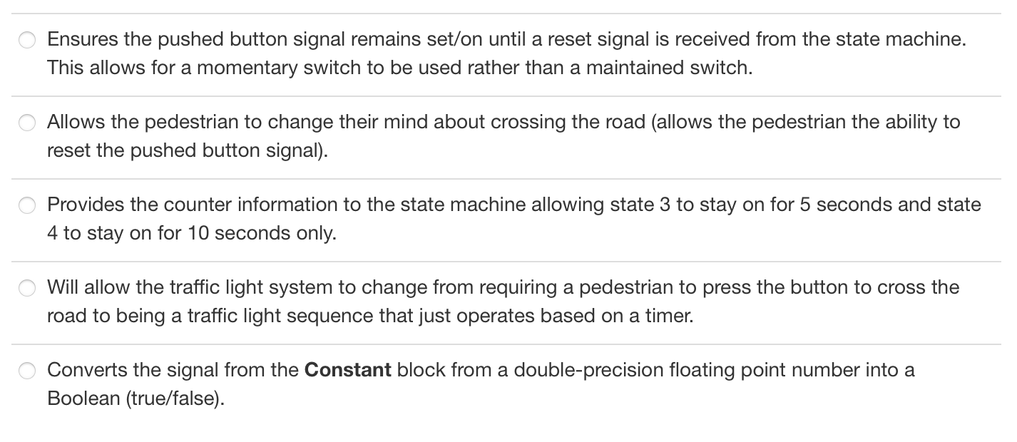 Shown In Figure 1 Is A Simulink Stateflow Model Of A Traffic Light System Red Traffic G Button Set Signal Pedestrian Bu 2