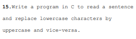 Take Note Use C Program 1