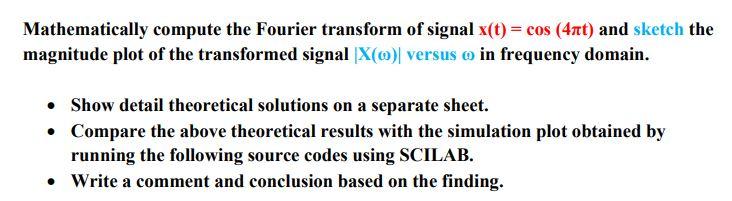 Please Show The Step To Solve Theoretical Solution Compare The Theoretical Solution And Sci Lab Simulation And Provide 1