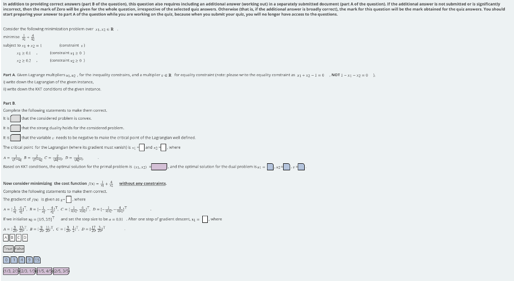 In Addition To Providing Correct Answers Part B Of The Question This Question Also Requires Including An Additional A 1