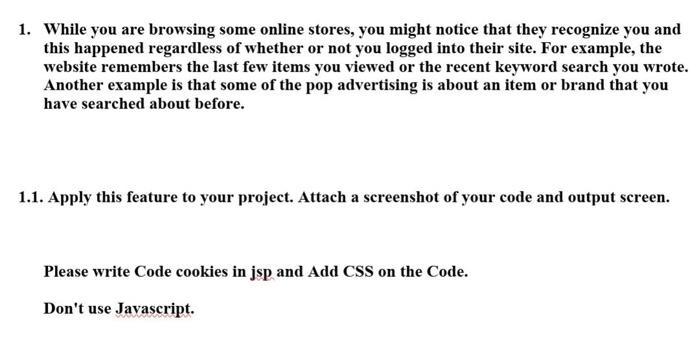 1 While You Are Browsing Some Online Stores You Might Notice That They Recognize You And This Happened Regardless Of W 1
