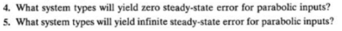 Steady State Errors Objectives To Verify The Effect Of Input Waveform Loop Gain And System Type Upon Steady State Erro 2