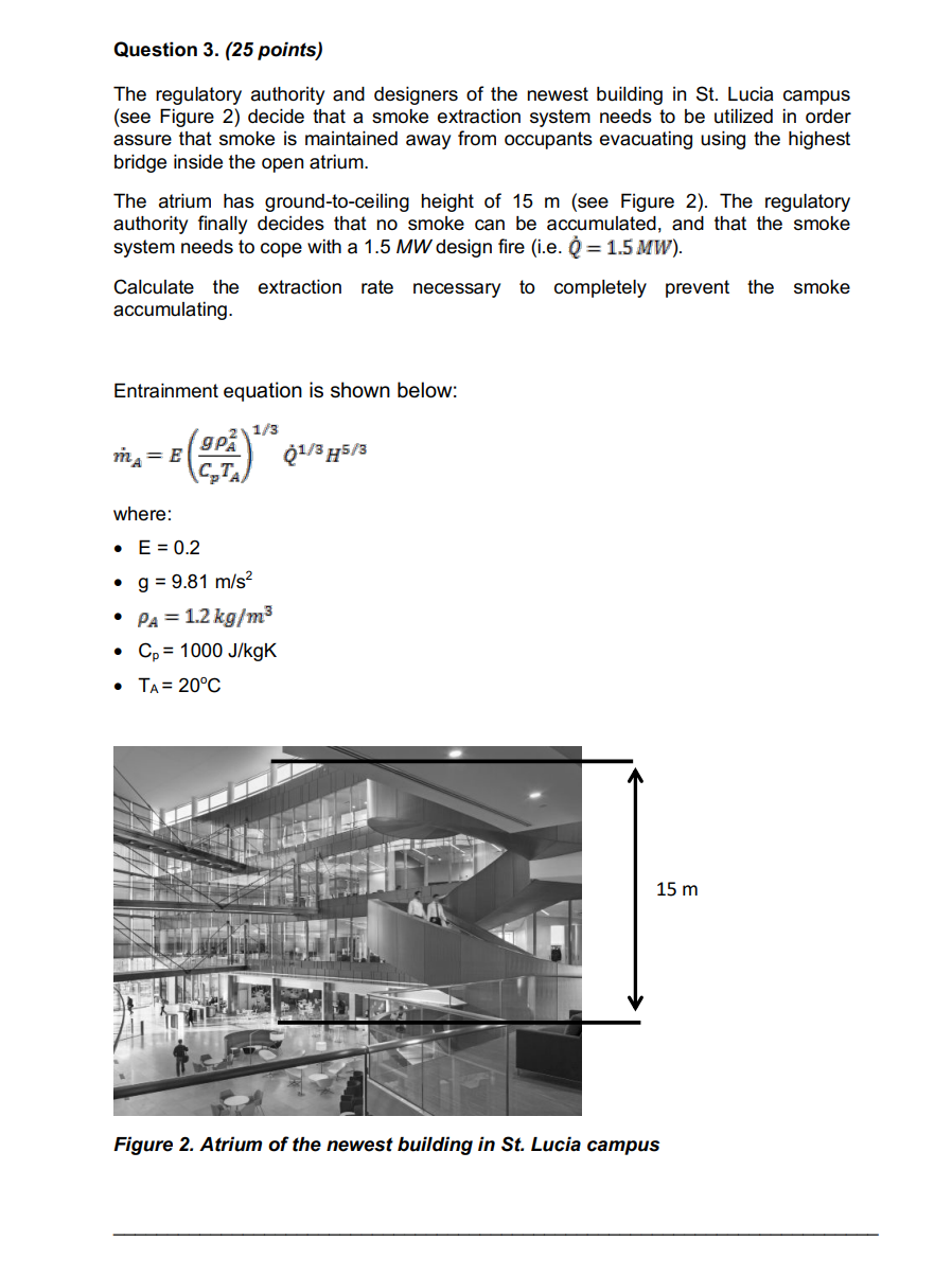 Question 3 25 Points The Regulatory Authority And Designers Of The Newest Building In St Lucia Campus See Figure 2 1