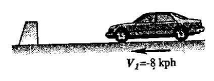Write Your Clear Solution Thank You A Test Of An Energy Absorbing Bumper A 1270kg Car Is Driven Into A Barrier At 8 Kp 1