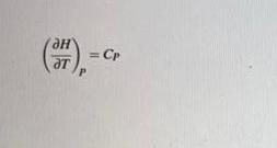 Using The Thermodynamics Networks Develop An Equation With Measurable Variables To Find The Change In Enthalpy Between T 2