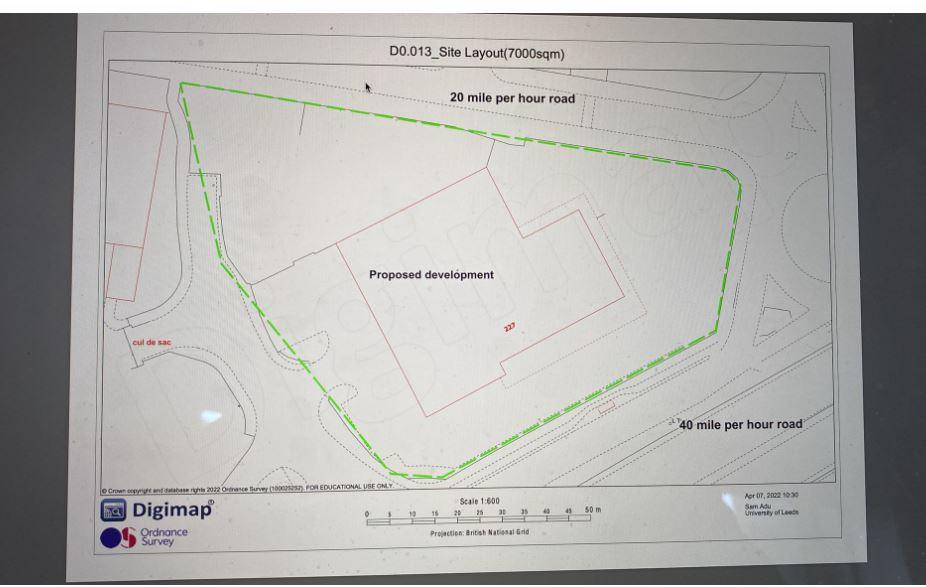 2 A The Site For A Proposed 5 Storey Development Is Marked On Drawing D0 012 Showing The Outline Of The Proposed Dev 3