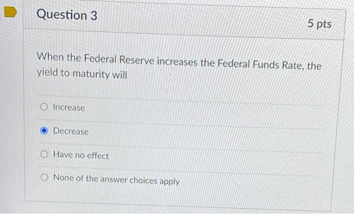Question 1 How Is The Economy Affected By Underperforming Banks O The Economy Is Not Affected O The Economy Is Positive 3