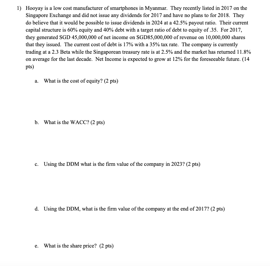 1 Hooyay Is A Low Cost Manufacturer Of Smartphones In Myanmar They Recently Listed In 2017 On The Singapore Exchange A 1