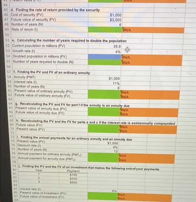 Time Value Of Many Finding P 4ement Pv 1 000 Terest Rate Number Of Ye Fulus Fv Www B Creating A Table With Fv At Var 2