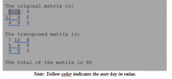 Question 1 10 Marks This Is An Incomplete C Program That Allows A User To Enter 9 Integer Numbers To Be Filled Into 2