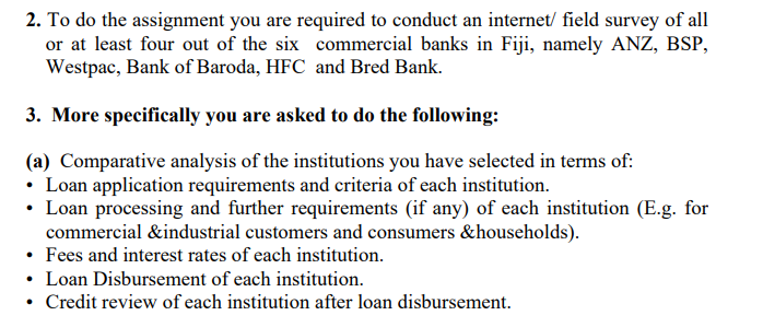 2 To Do The Assignment You Are Required To Conduct An Internet Field Survey Of All Or At Least Four Out Of The Six Com 1
