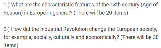 1 What Are The Characteristic Features Of The 18th Century Age Of Reason In Europe In General There Will Be 20 Ite 1