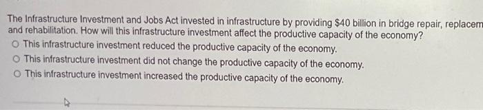 The Infrastructure Investment And Jobs Act Invested In Infrastructure By Providing 40 Billion In Bridge Repair Replace 1