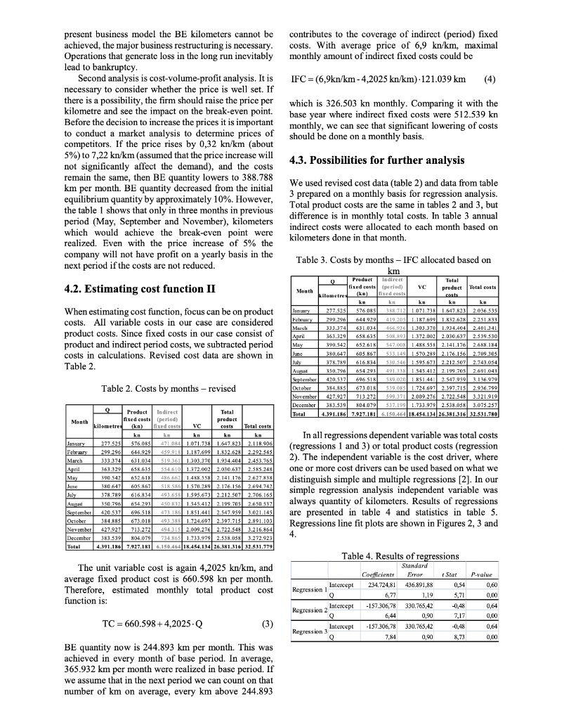 Accounting Information For Product Costing Case Study Suzana Keglevic Kozjak Tanja Sestanj Peric Faculty Of Organizat 4