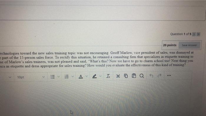 Question Completion Status Moving To Another Question Will Save This Response Question 1 The Response From A Few Of Th 2
