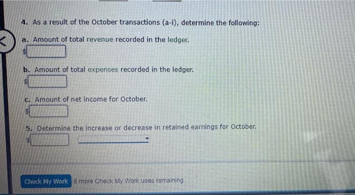 In Hom Journal Entries And Trial Balance On October 1 2018 Jay Crowley Established Affordable Realty Which Completed 7
