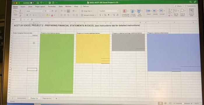 Insert Draw Page Layout Formulas Data Review View Arial V 10 A A V General 16 Biu V A Up 9 C123 Xfx All Cells Must Be 7