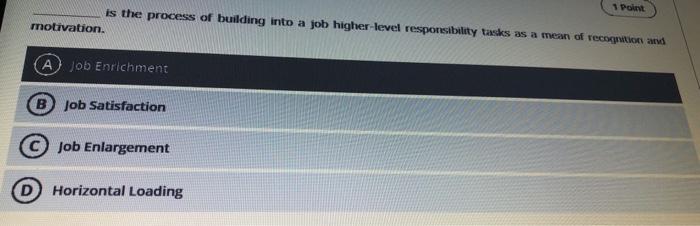 According To Mcclelland S Needs Theory Customer Services Staff Must Have A High Need For Self Actualization B Achieveme 2